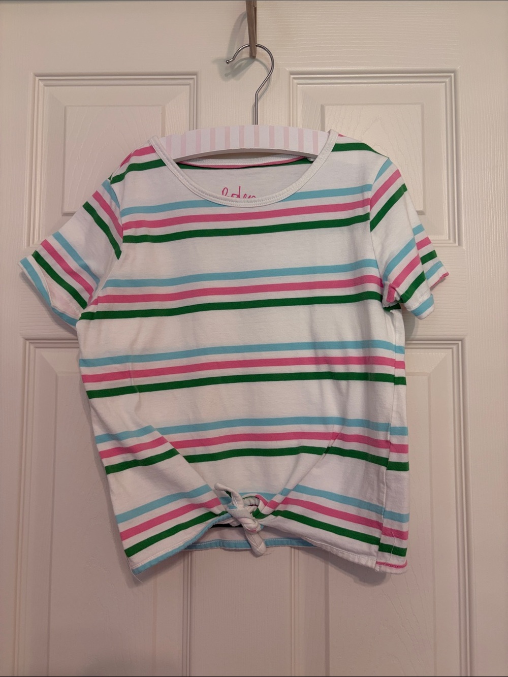 Mini Boden tie top tee - Size 9-10Y